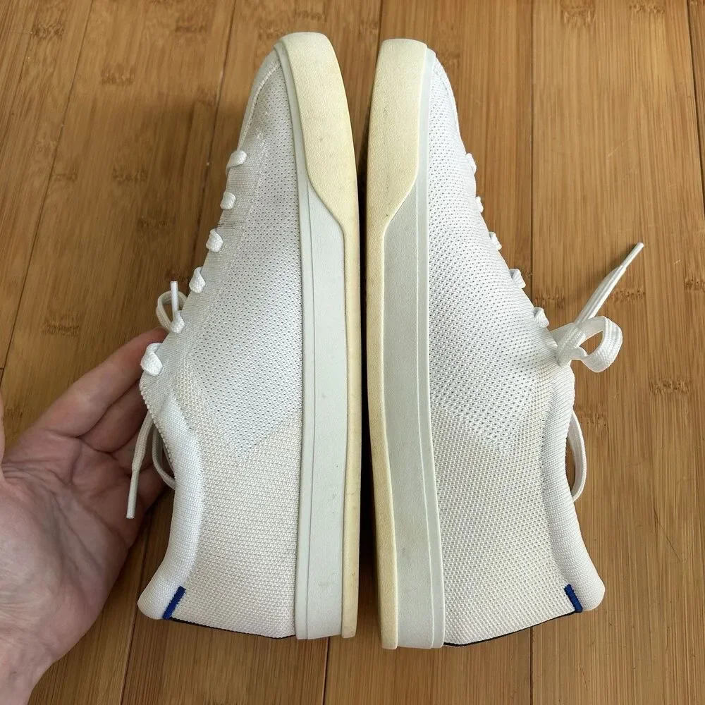 Rothy's The Lace Up Bright White Casual‎ Sneaker Womens 10.5 - Picture 6 of 15